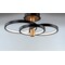 Et2 Hoopla 3-Light 15.75" Wide Black / Gold Semi-Flush Mount Light E24323-BKGLD - alternate 2